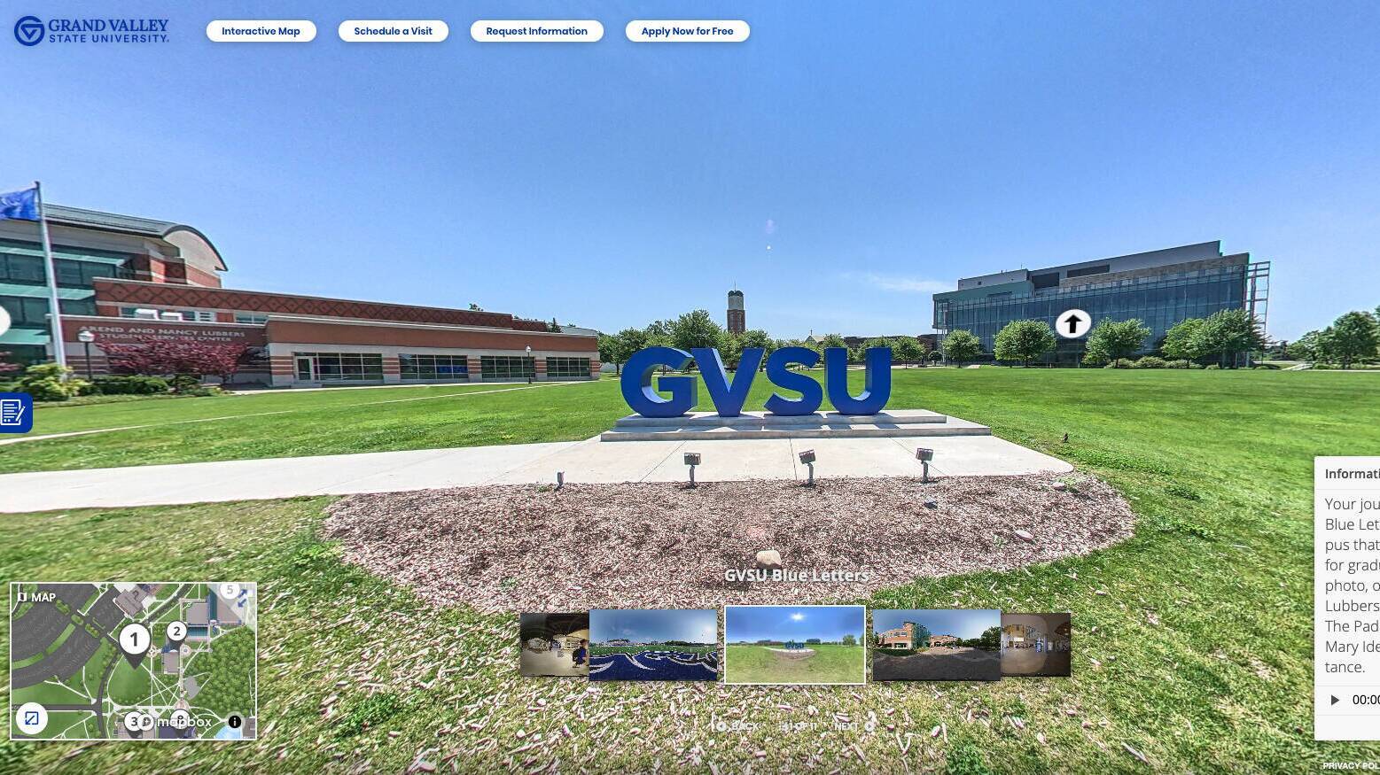 Virtual Tour screenshot.